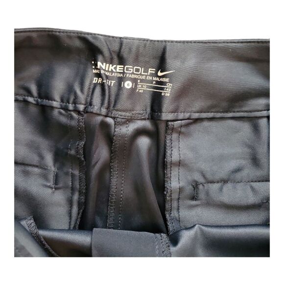 Nike Women’s Black Dri-Fit Golf Capri Pants Size 6 - Picture 4 of 5